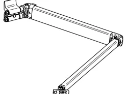 Thule Omnistor Gelenkarm links 4900 300-350