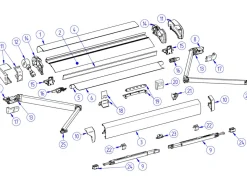 Thule Omnistor Gelenkarm links 6200 300-450