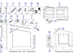 Thule Omnistor Masthalterung Andruckstange Serie 6 & 8 Residence