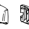 Thule Omnistor Set Endkappen Kassette 3200