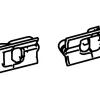 Thule Omnistor Set Sperrtaste Tension Arms 8000/9200
