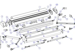 Thule Omnistor Stützfuß 6300 350-500