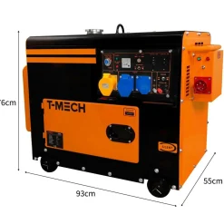 T-Mech 6000 Watt stiller Diesel Generator