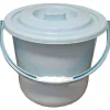 Toiletteneimer mit Deckel - 10 Liter