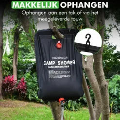 Travelhawk 20 Liter Campingdusche - Black