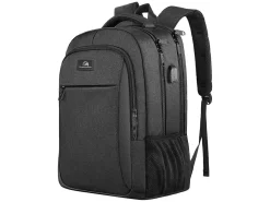 Travelhawk 28 Liter Rucksack mit USB-Anschluss - Black
