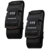 Travelhawk Black Koffergurt - Set von 2