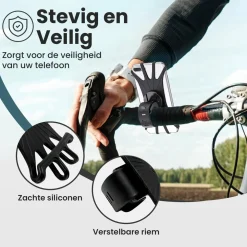 Travelhawk Fahrrad Handyhalterung - Black