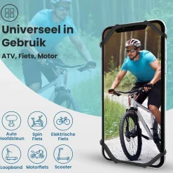 Travelhawk Fahrrad Handyhalterung - Black