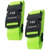 Travelhawk Green Koffergurt - Set von 2