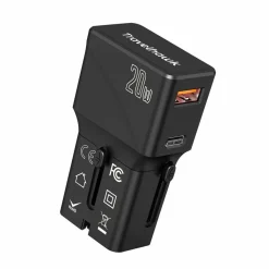 Travelhawk Internationaler Reiseadapter - Black