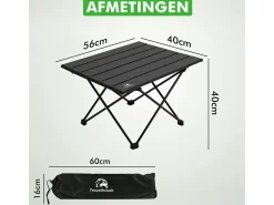 Travelhawk klappbarer Campingtisch - 56 x 40 cm