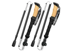 Travelhawk Nordic-Walking-Stöcke - Black