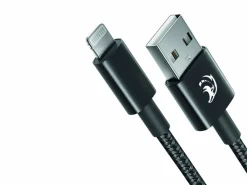 Travelhawk USB-A auf Lightning Schwarz