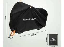 Travelhawk Wasserdichtes Fahrradabdeckung - Black