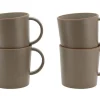 Travellife Avila Taupe Brown Becher – 4er-Set