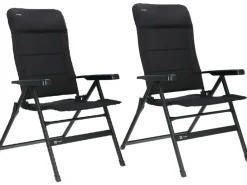 Travellife Festo L 2er-Set Klappstühle - Graphite Black