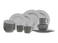 Travellife Rota grey 16-teiliges Geschirr-set