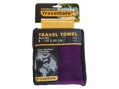 TravelSafe Purple Reisehandtuch - 80 x 40 cm