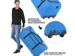 TravelZ 100 Liter faltbare Rolltasche