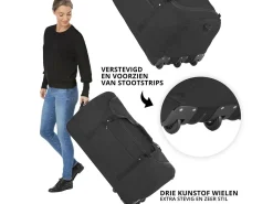 TravelZ 100 Liter faltbare Rolltasche