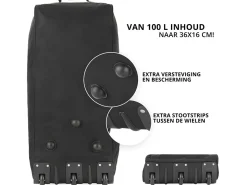 TravelZ 100 Liter faltbare Rolltasche