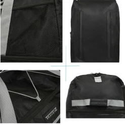 TravelZ 80-95 Liter Faltbare Reisetasche - Black