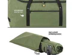 TravelZ 100 Liter faltbare Rolltasche