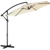 Tristar PA‑7906 300 cm Ampelschirm mit Kreuzfuß und Hülle - Beige