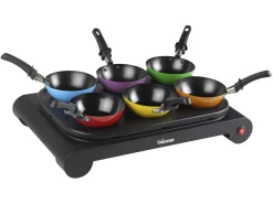 Tristar Wok-Set bunte Pfännchen