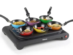 Tristar Wok-Set bunte Pfännchen