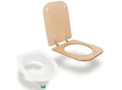 TROBOLO Trockentoilette Einsatz & Holzsitz – white