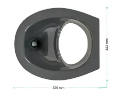 TROBOLO Trockentrenntoilette EinsatzSale - grey