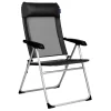 TRVLMORE 5 Positionen Campingstuhl - Black