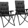 TRVLMORE 2er-Set Faltstühle mit Tragetasche - Black