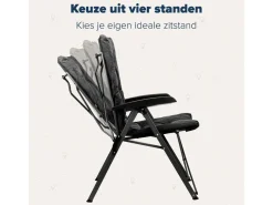 TRVLMORE 2er-Set Faltstühle mit Tragetasche - Black