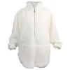 Unique Living Willow Long oversized Hoodie - Dove White