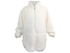 Unique Living Willow Long oversized Hoodie - Dove White