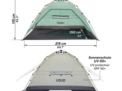 Uquip Buzzy sand Strandzelt