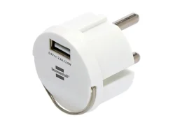 USB-Steckdosenadapter 2,4 A - White