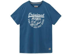 Van One Original Ride Blue White Herren T-Shirt