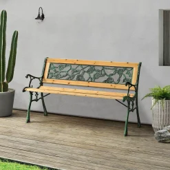 Venezia 2 Sitzer aus lackiertem Holz Gartenbank