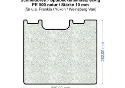 VierTec Spülbecken Schneidbrett Weinsberg-Van/Frankia/Yukon