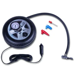 VONROC 12 Volt Mini Kompressor mit Manometer