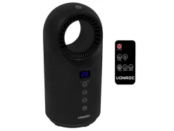 Vonroc 1500 watt Bladeless Elektroheizung - Black