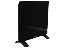 Vonroc 1000 watt Konvektorheizung mit Glasplatte - Black