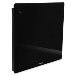 Vonroc 1000 watt Konvektorheizung mit Glasplatte - Black