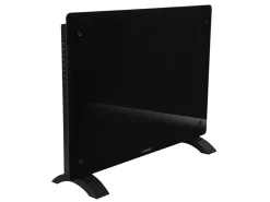 Vonroc 1500 watt Konvektorheizung mit Glasplatte - Black