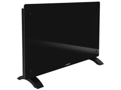 Vonroc 2000 watt Konvektorheizung mit Glasplatte - Black