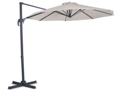 VONROC Bardolino Ø300 cm Premium Sonnenschirm - Beige